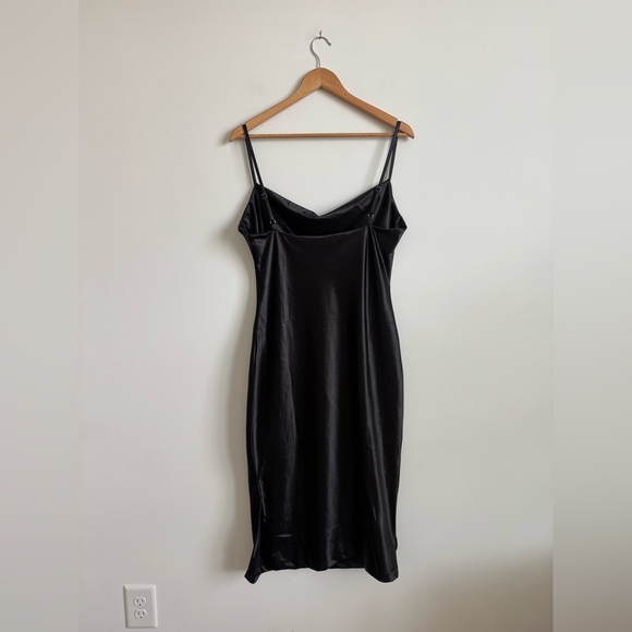 Satin Midi Slip Dress - Picture 3 of 4